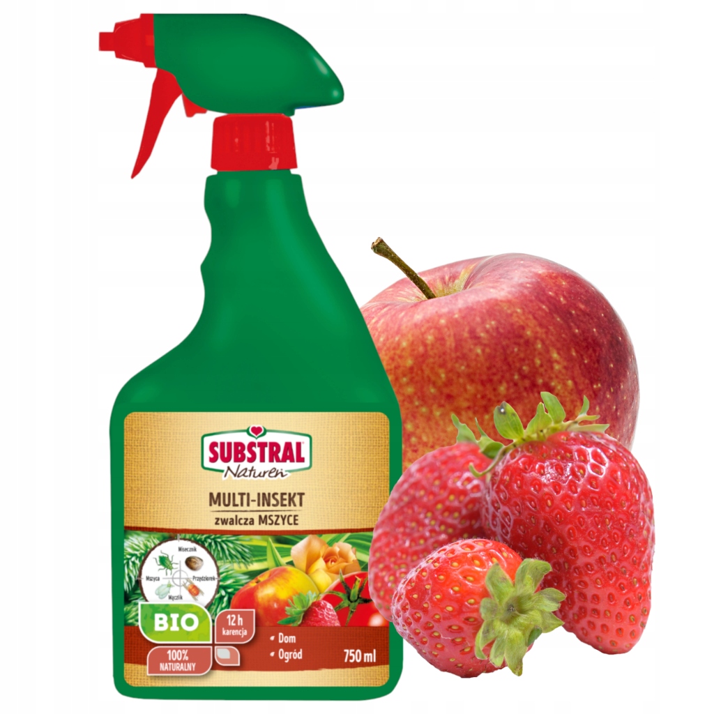 SUBSTRAL Naturen MULTI-INSEKT bojuje proti voškám BIO 100% prírodný 750ml